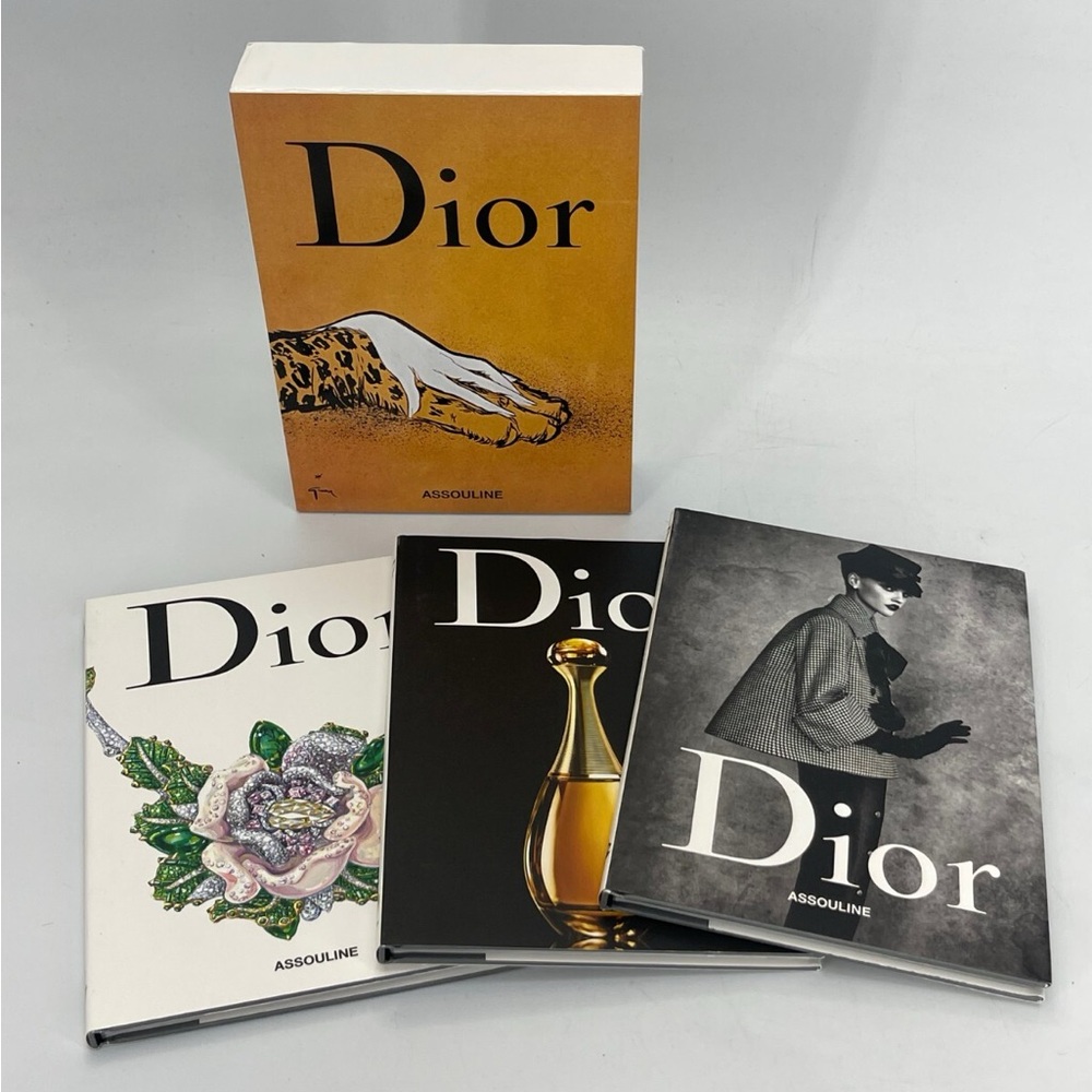 ⚡️SALE⚡️2012 Assouline DIOR 3-Volume Hardcover Book Set